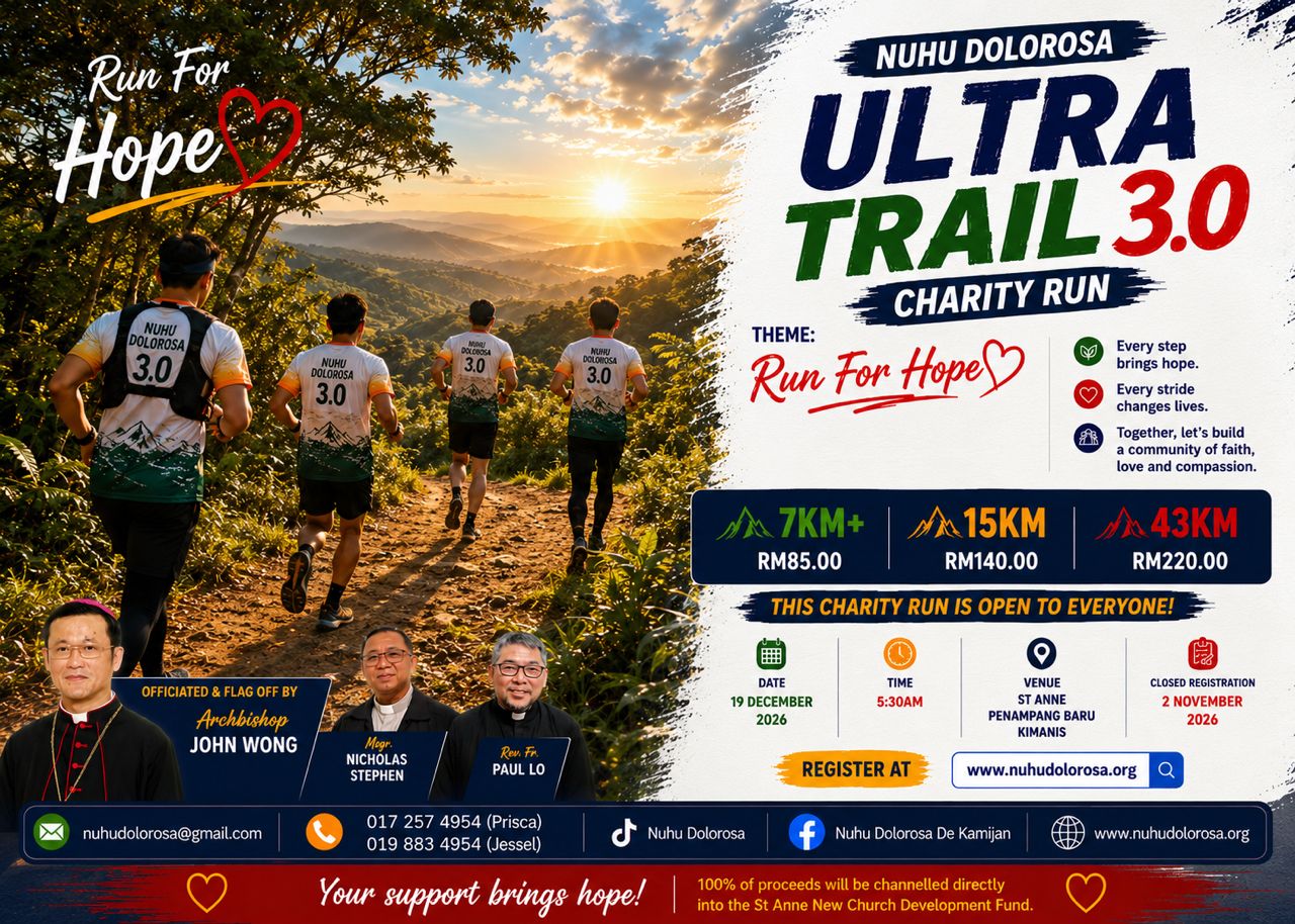 Nuhu Dolorosa Ultra Trail 3.0 Charity Run — Official Event Poster