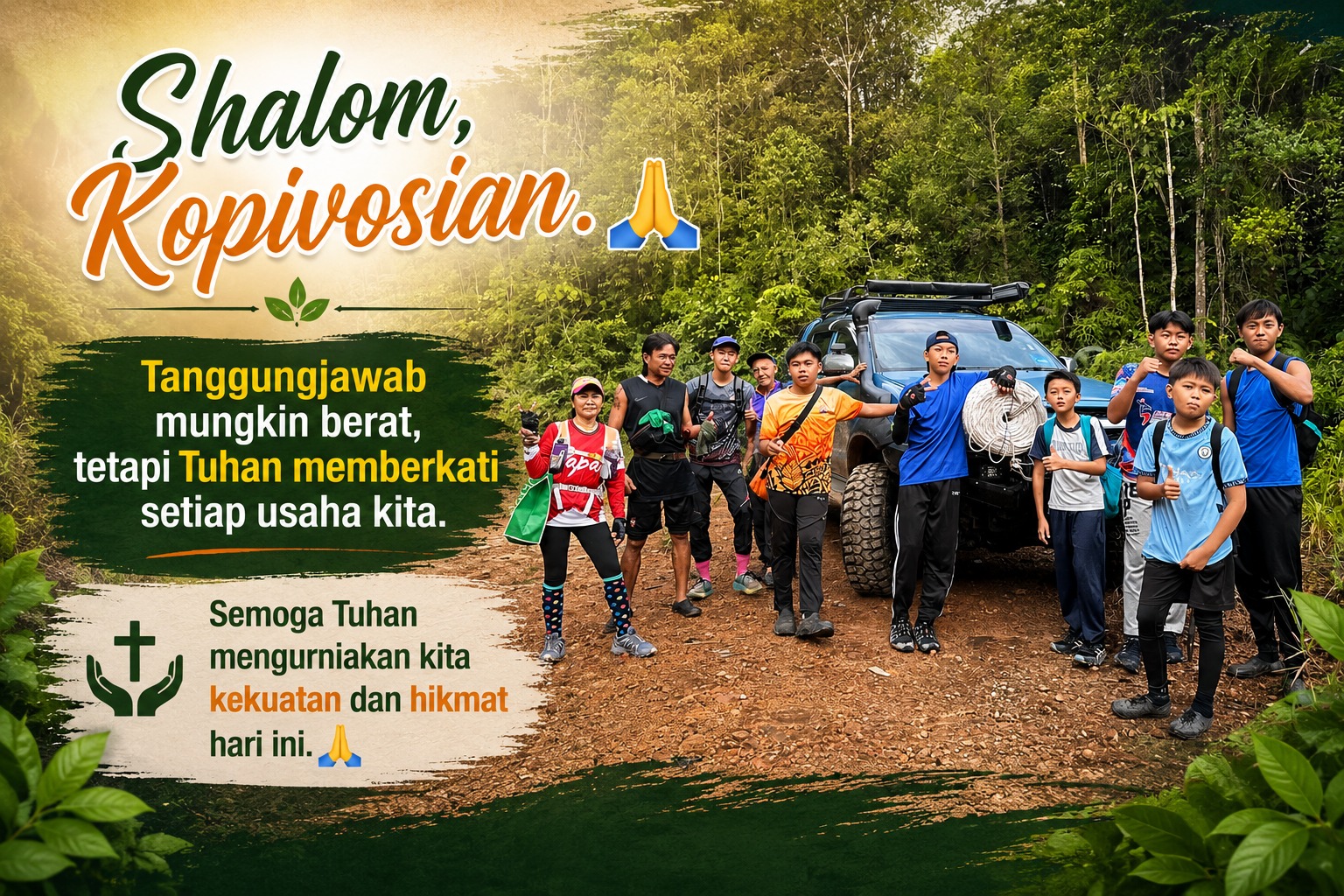Shalom Kopivosian — Trail Recce Team